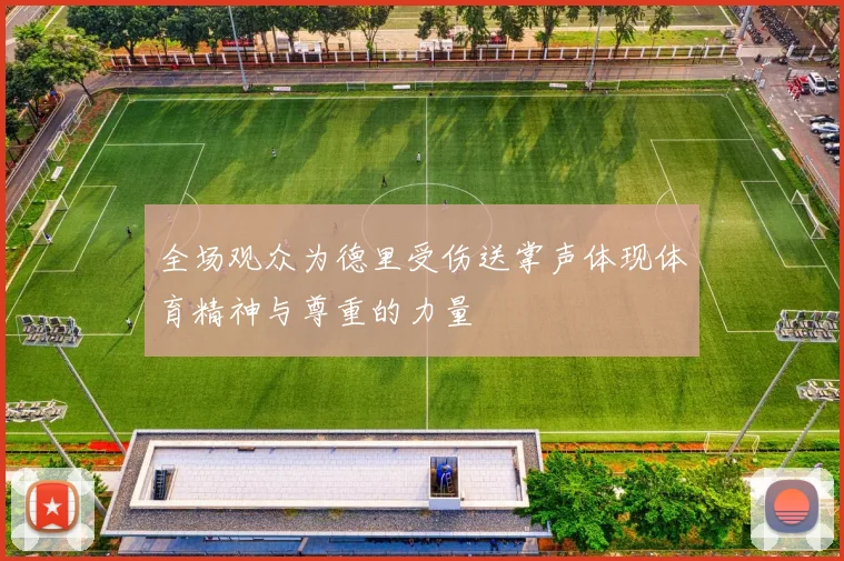 全场观众为德里受伤送掌声体现体育精神与尊重的力量
